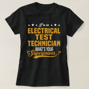 T-shirt Technicien d'essai électrique