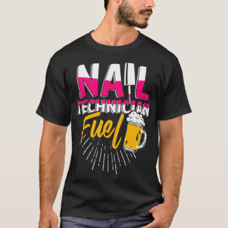 T-shirt Technicien d'ongle Bière Technique de l'ongle Arti