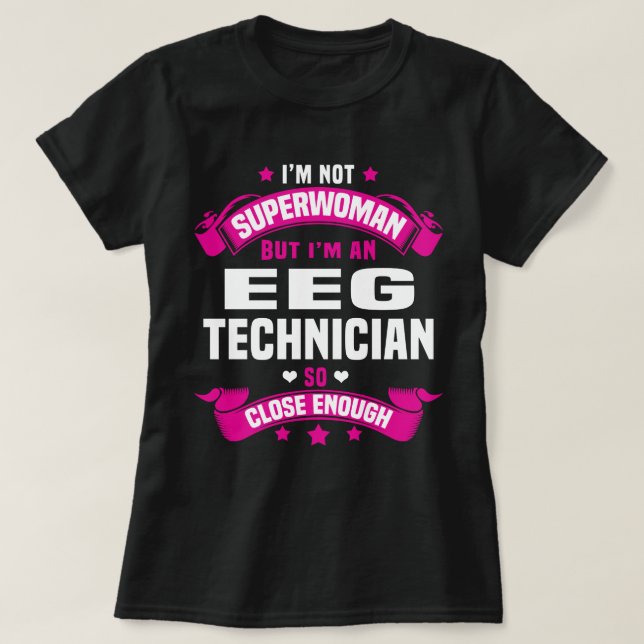 T-shirt Technicien EEG (Design devant)
