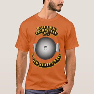 T-shirt Technicien en chaudière à taux de la Marine