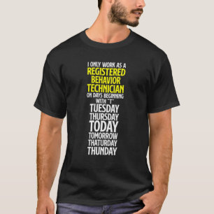 T-shirt Technicien en comportement Technicien en comportem