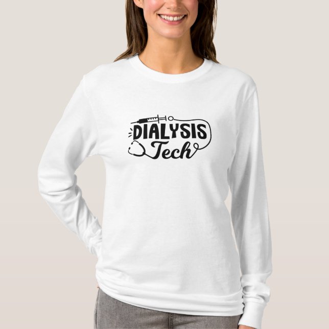 T-shirt Technicien en dialyse (Devant)