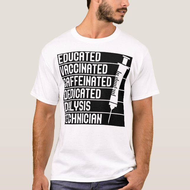 T-shirt Technicien en dialyse Citer Dialyse Néphrologie (Devant)