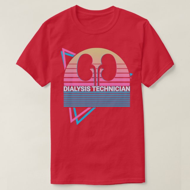 T-shirt Technicien en dialyse Hémodialyse Dialyse Techniqu (Design devant)
