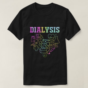 T-shirt Technicien en dialyse Hémodialyse Technologie Néph