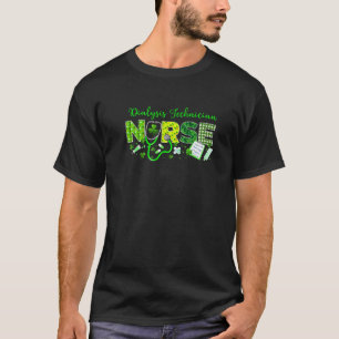 T-shirt Technicien en dialyse Infirmière St. Patricks Day