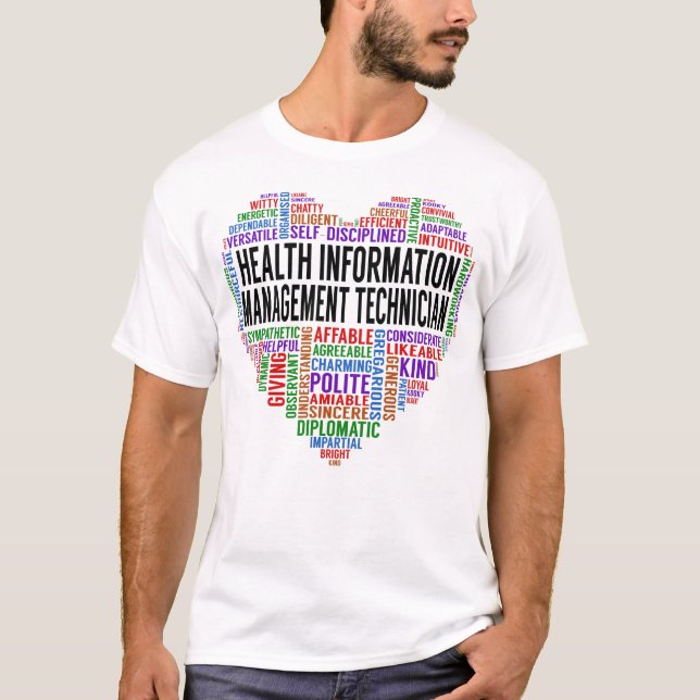 T-shirt Technicien en gestion de l'information sur la sant (Devant)
