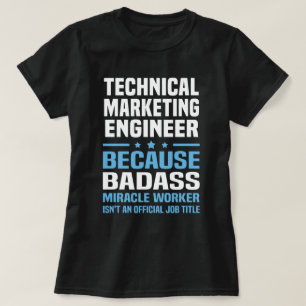 T-shirt Technicien en marketing