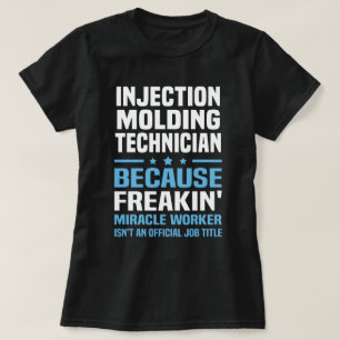 T-shirt Technicien en moulage par injection
