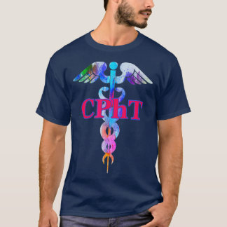 T-shirt Technicien en pharmacie certifié CPhT Caduceus