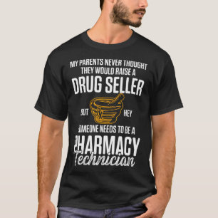 T-shirt Technicien en pharmacie certifié Pharma Tech Pullo