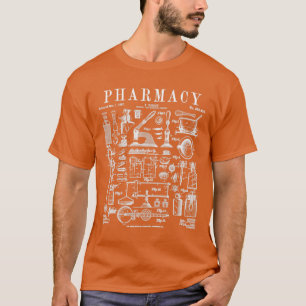 T-shirt Technicien en pharmacie Outils pharmacologiste Pat