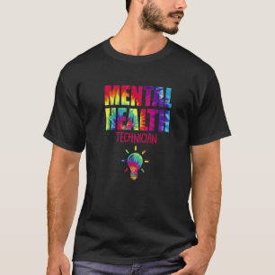 T-shirt Technicien En Santé Mentale Sensibilisation Au Rub