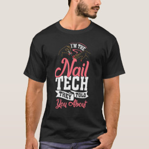 T-shirt Technicien en technologie des ongles Table Cosmeto