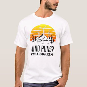 T-shirt Technicien en turbines éoliennes pour gros ventila