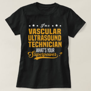 T-shirt Technicien en ultrasons vasculaires
