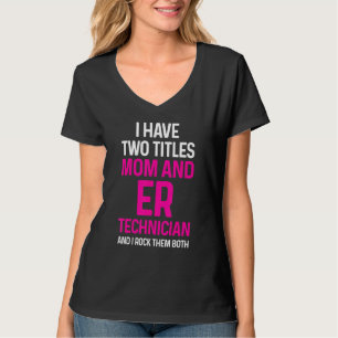 T-shirt Technicien Er Salle d'Urgence Tech 35