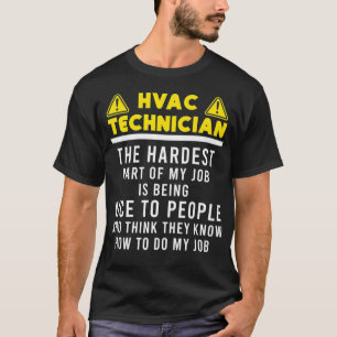 T-shirt Technicien HVAC Funny HVAC Tech Premium _55