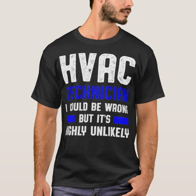 T-shirt Technicien HVAC mal amusant Tech HVAC  (Devant)