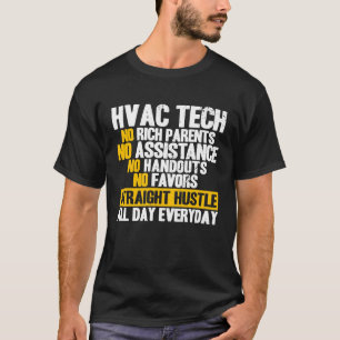 T-shirt Technicien HVAC Vintage Tech HVAC Tech HVAC Tech N