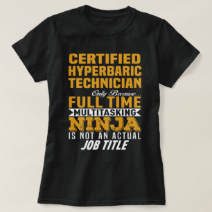 T-shirt Technicien hyperbarique certifié