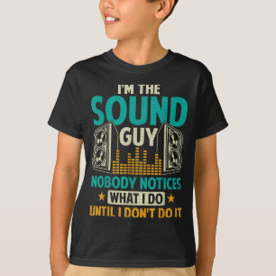 T-shirt Technicien ingénieur du son Mari Papa Drôle Dj Dis