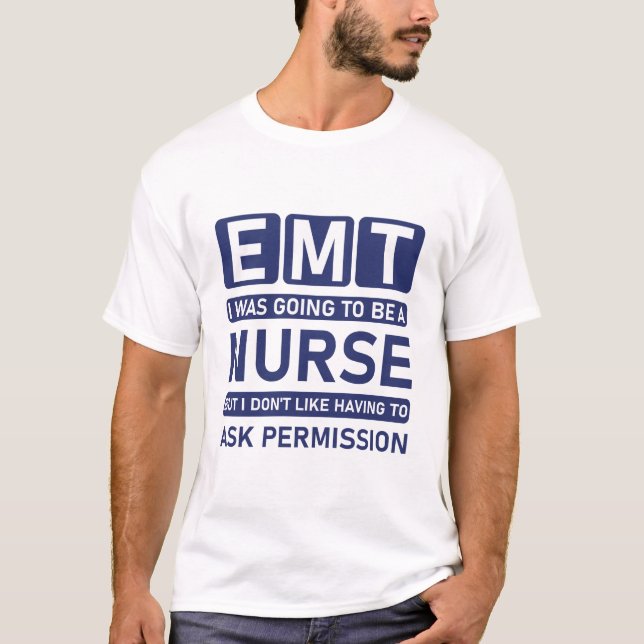 T-shirt Technicien médical d'urgence EMT (Devant)