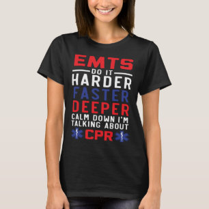 T-shirt Technicien médical d'urgence soins de santé EMT Pa