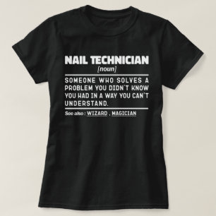 T-shirt Technicien Nail Maquillage Noun Appréciation
