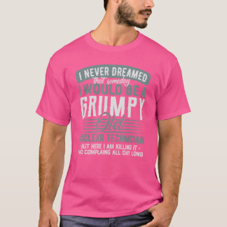 T-shirt Technicien Nucléaire Grumpy Et Vieux