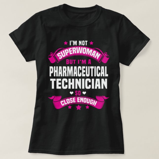 T-shirt Technicien pharmaceutique (Design devant)