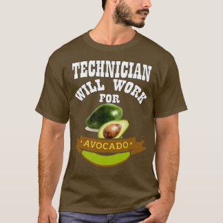 T-shirt Technicien pour Avocado 2