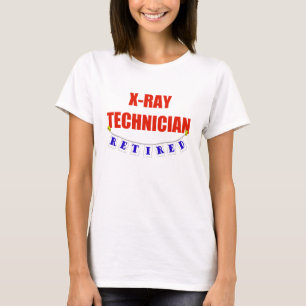 T-shirt Technicien retraité de rayon X
