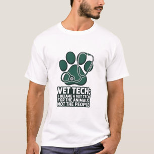 T-shirt Technicien Vétérinaire Drôle Pour Les Animaux Pas