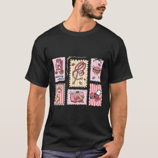 T-shirt Technicien vétérinaire timbre coquette vétérinaire
