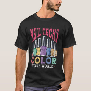 T-shirt Technicienne en onglerie Devis Uniforme de travail