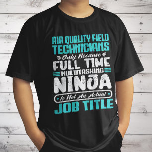 T-shirt Techniciens de terrain en qualité de l'air Profess