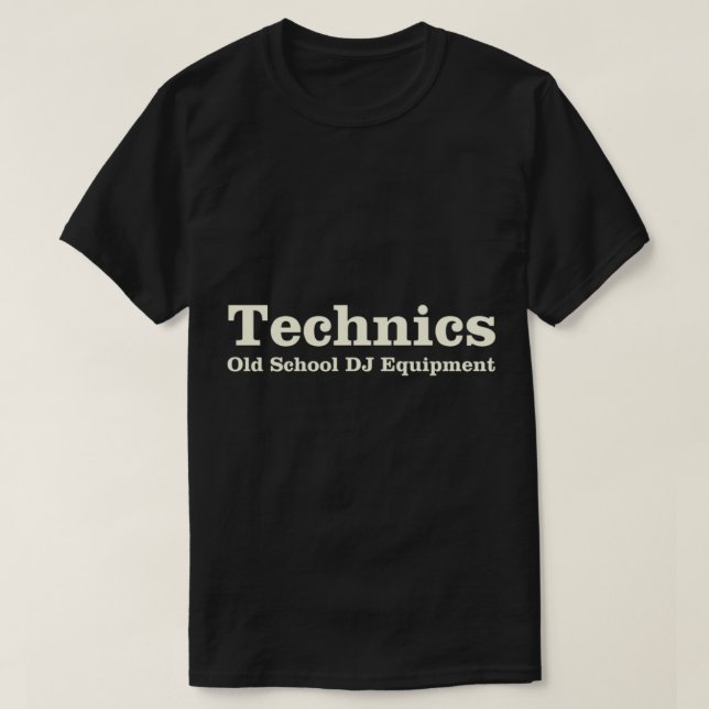 T-shirt Technics Old School (Design devant)
