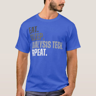 T-shirt Technique de dialyse du sommeil à manger Répétitio