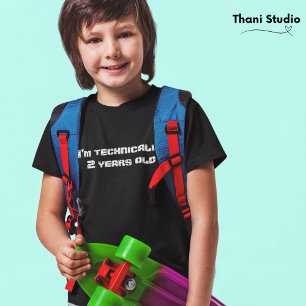 T-shirt Techniquement, j'ai... des années, Anniversaire de