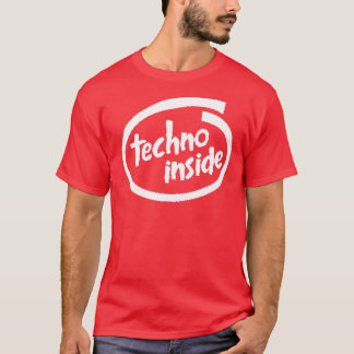 T-SHIRT TECHNO À L'INTÉRIEUR