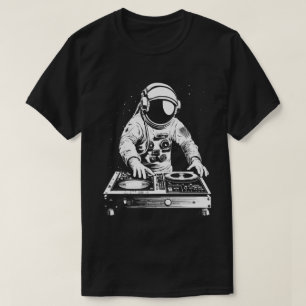 T-shirt Techno Astronaut DJ Disco Electronic EDM Music