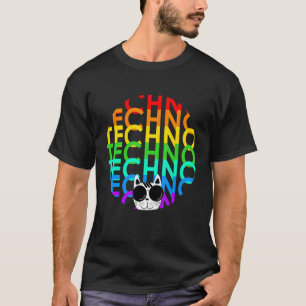 T-shirt Techno Cat Dub Step Electro Music Synthétiseur