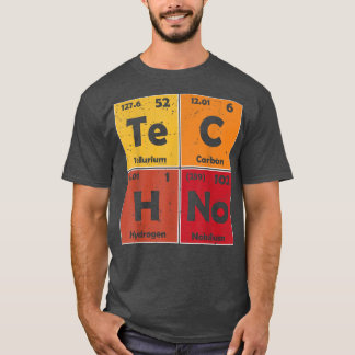 T-shirt Techno Edm Chemistry Periodic Table Music Raver 29