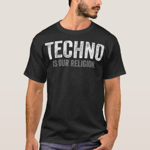 T-shirt Techno House DJ Raver Minimal