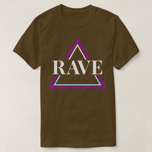 T-shirt Techno House Party EDM Festival Goa Electro Rave 2 (Design devant)