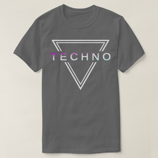 T-shirt Techno House Party EDM Festival Goa Electro Rave 8 (Design devant)