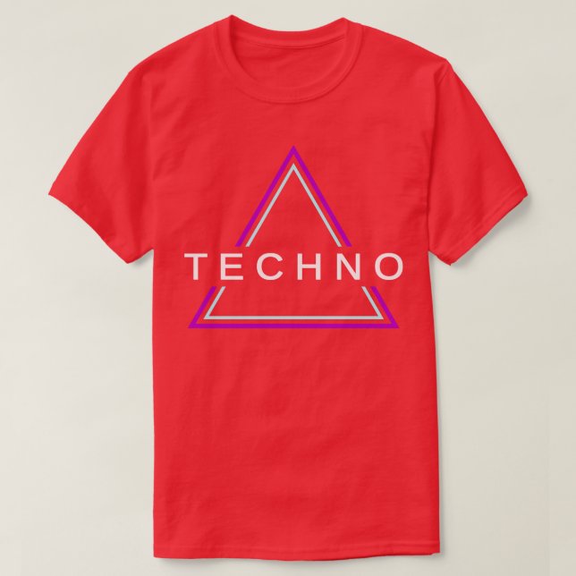 T-shirt Techno House Party EDM Festival Goa Electro Rave 9 (Design devant)