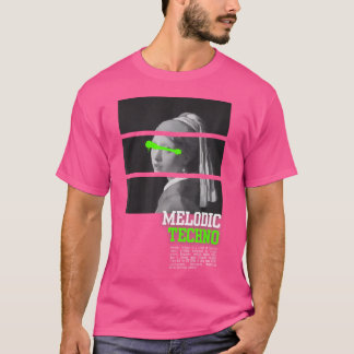 T-shirt Techno mélodique Edm House Dj Raver