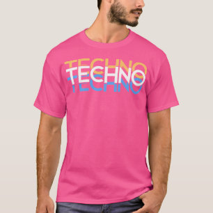 T-shirt Techno Music Rave Gabber - Dj Edm Clubbing Raver